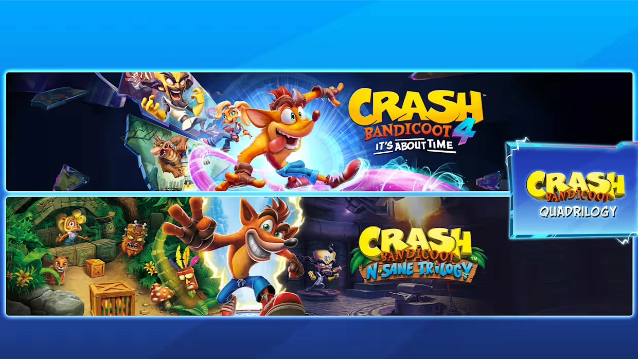 Crash Bandicoot: Quadriliogy Bundle PS4